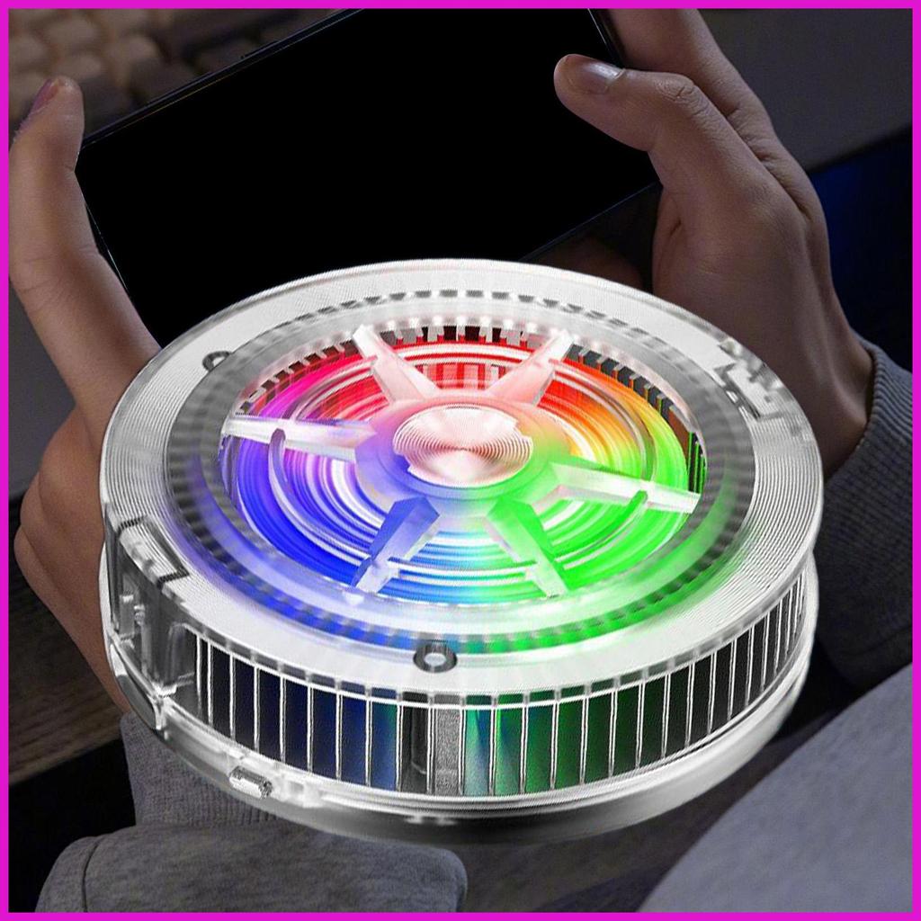 Điện Thoại Di Động Làm Mát Từ Điện Thoại Di Động Tản Nhiệt RGB Quạt Điện Thoại Di Động Yên Tĩnh Bán Dẫn Làm Mát Thiết Bị Cho lyuvn