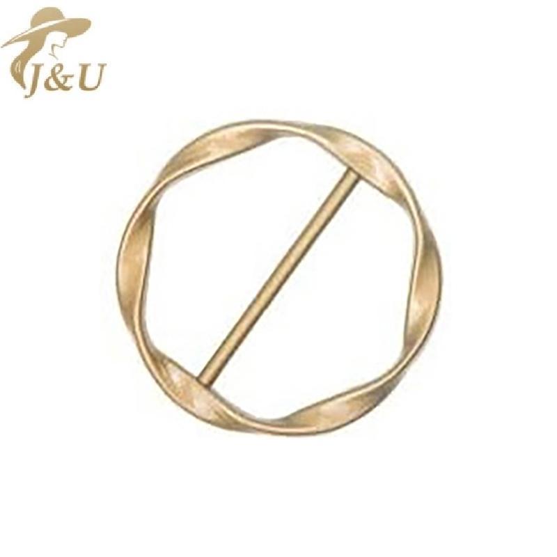 JU 5/6 Vòng Xoắn Ốc Hợp Kim Kẽm Cho Thắt Khăn Lụa - Phong Cách Châu Âu