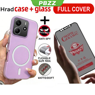 Vỏ kính cường lực chống riêng tư bằng gốm sứ 2 trong 1 màu thạch cho REDMI NOTE 13 14 4G REDMI NOTE 13 15 14 PRO plus 5G Vỏ điện thoại thiết kế mới thẩm mỹ GDMKFBS03