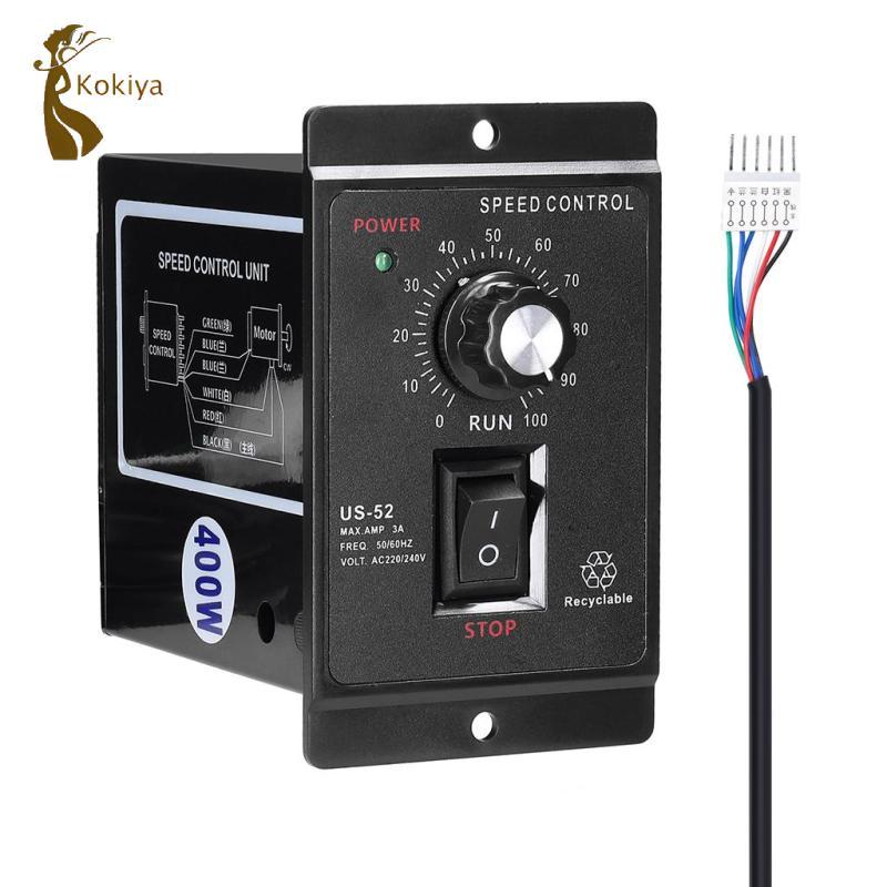 220V 50 / 60 Bộ điều khiển động cơ một pha Bộ điều chỉnh động cơ điện Thống đốc động cơ 400W