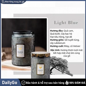 Nến thơm tinh dầu sang trọng thư giãn không khói cao cấp trang trí nhà quà tặng Nến Thơm Tinh Dầu، Cháy lâu, sạch