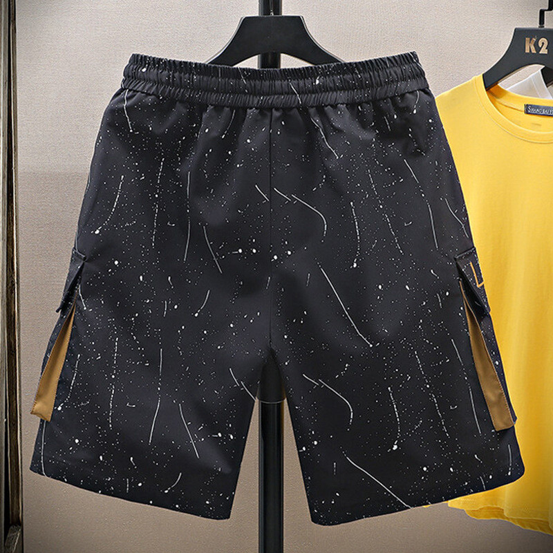 Quần short bảo hộ lao động nam phong cách streetwear mùa hè, thiết kế cao cấp với nhiều túi tiện lợi