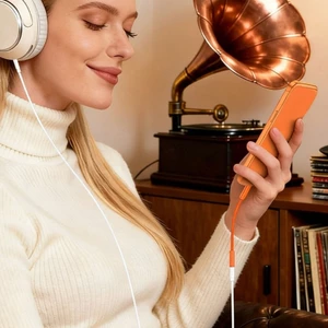 Dây chuyển đổi âm thanh nữ dài 13cm USB Type C sang 3 5mm cho cuộc gọi âm nhạc trong suốt và chơi game