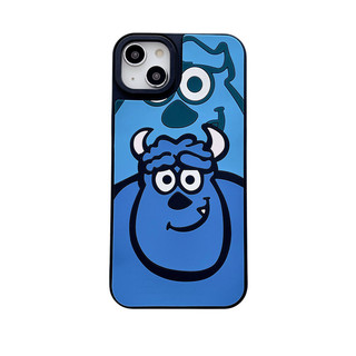 3D Silicone Xanh Lông Quái Vật Hoạt Hình Dễ Thương Vỏ Điện Thoại Cho iPhone 17 16 15 13 14 12 11 7 8 X XR XS