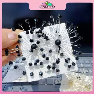 MYPANDA - Bông Tai Bông Tuyết Pha Lê Lấp Lánh Cho Cô Dâu Và Các Dịp Đặc Biệt