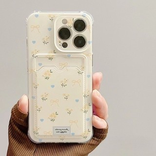 Dành Cho IPhone 17 16 15 14 13 12 11 Pro Max X XR XS Max 7 8 Plus Màu hồng vàng thẻ trường hợp điện thoại di động