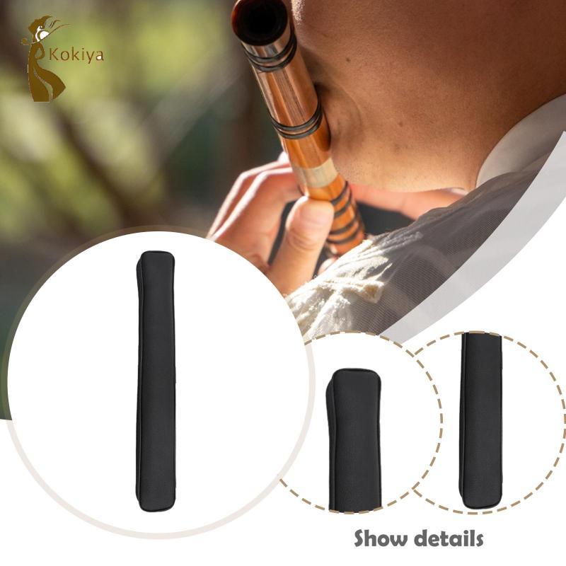 Hộp Đựng Sáo Đa Năng Da PU Chống Thấm Nước Túi Sáo Nhẹ Di Động Bảo Quản Mang Theo Túi Có Dây Kéo Dây Đeo Có Thể Điều Chỉnh Thích Hợp Cho