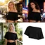 GODD Nữ Dolman Tay Ngắn Crop Vai Bất Đối Xứng Rời Phù Hợp Với Áo Thun