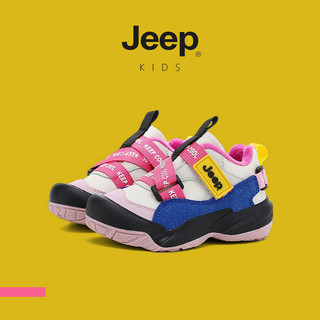 Giày Trẻ Em JEEP Velcro Chống Thấm Nước với Lông Cừu Ấm Áp, Phù Hợp Cho Bé Trai và Bé Gái