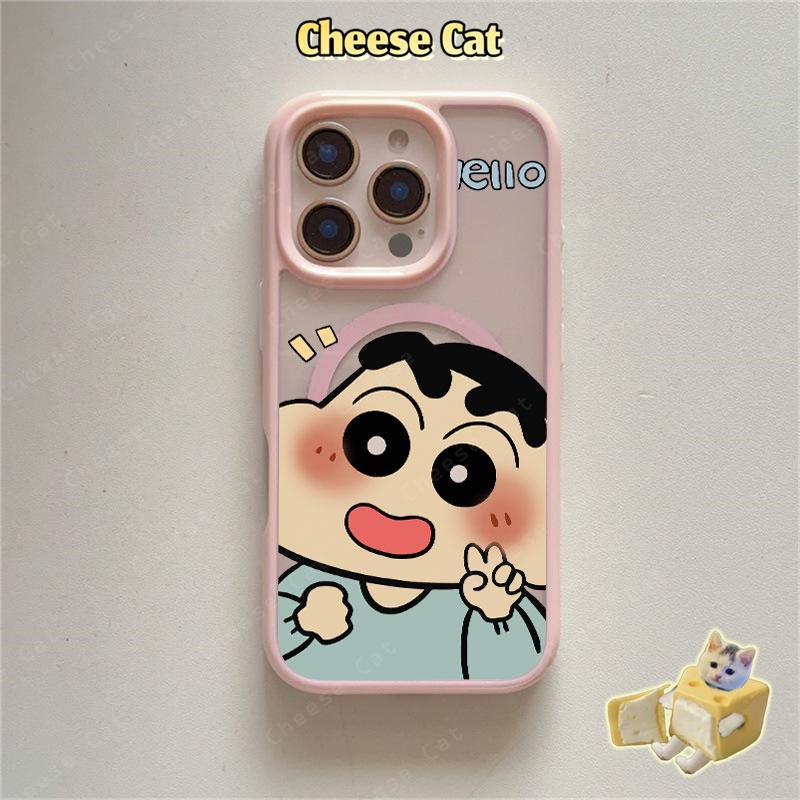 Phim hoạt hình cư xử tốt và dễ thương Ốp điện thoại từ tính cho iPhone 11 12 13 14 15 16 17 Pro Max 7 Plus XR Xs Max