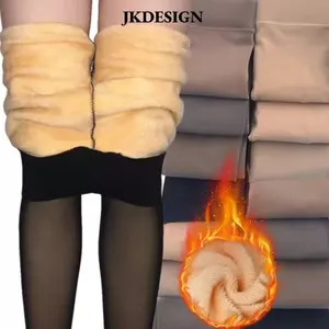 JKDESIGN Quần giữ nhiệt nữ lưng cao, Sang trọng và ấm áp cho mùa đông