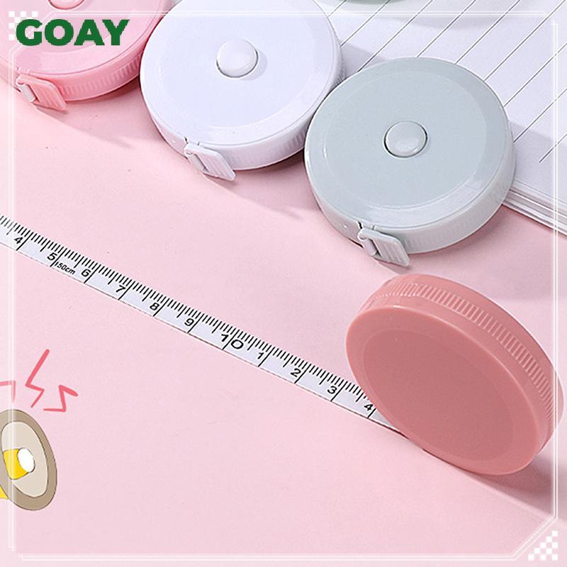 GOAY 1.5M Dễ Thương Nhỏ Thước Đo Đơn Giản Di Động Da Mềm Thước May Linh Hoạt Đo Thước Cho Cơ Thể Thợ May Thủ Công 60Inch VN