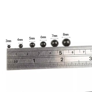 [hỏa tốc hcm] Mắt thú dán nhiều size (4-6-8mm) làm phụ kiện làm hoa kẽm nhung handmade ANGIHOME