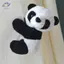 HFTOY Kawaii Panda Sang Trọng Đồ Chơi Búp Bê Động Vật Mềm Gấu Trúc Kẹp Ôm Rèm Kẹp Đồ Chơi Búp Bê ~