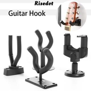 Móc treo nhạc cụ RISEDOT, giá trưng bày đàn guitar/ukulele/violin chống trượt kim loại phổ thông