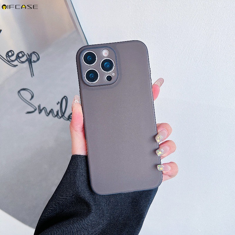 Dành Cho Vivo Y75 Y72 Y58 Y56 Y55 Y55S Y51 Y51A V29 V29E V27 Pro Z9 Lite 5G 4G Vỏ Điện Thoại Mờ Cam Xanh Hồng Dễ Thương Đơn Giản Đen Mỏng Trong Suốt Vỏ Mềm