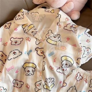 Hoạt Hình Nhật Bản Dòng Dễ Thương Bộ Đồ Ngủ Chó Con Nữ Mùa Xuân Quần Dài Tay Ký Túc Xá Sinh Viên Bộ Dịch Vụ Tại Nhà Bộ Đồ Ngủ Phong Cách Nhật Bản Nữ Mùa Xuân Quần Dài Tay Ký Túc Xá Sinh Viên Bộ Dịch Vụ Tại Nhà
