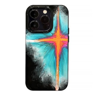 Sơn dầu thập giá graffiti áp dụng cho iphone 15/14promax vỏ điện thoại 11/13 trọn gói 12 lỗ xs