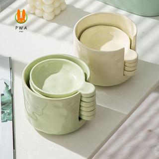 Bộ bát đĩa nhúng phong cách Bắc Âu - Đĩa giấm và gia vị tươi sáng có tay cầm