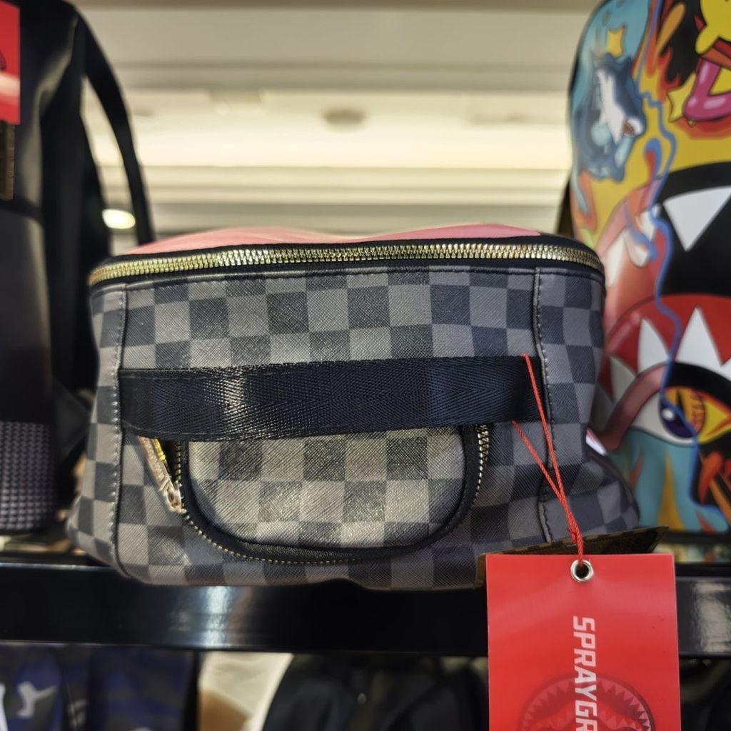 SG Shark Schoolbag Ánh Sáng Sang Trọng Học Sinh Cá Mập Mỏ Hồng Da Báo Cá Mập Nam Nữ Dung Tích Lớn Hợp Thời Trang Schoolbag Mỹ Ba Lô Độc Đáo Ba Lô Túi Máy Tính