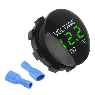 Vôn kế số 12V-24V LED đa dụng Vôn Kế (Kỹ Thuật Số), Đồng Hồ Đo Số, Chống Thấm Nước, Tái Trang Bị