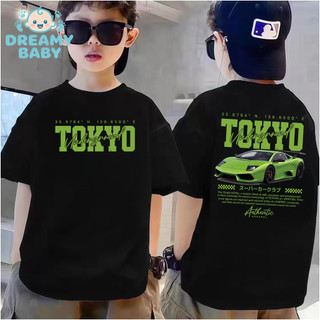 COD✅ (Hồ Chí Minh)DREAMY BABY Áo thun trẻ em Tokyo Underground: Thiết kế xe đua cool, phong cách đường phố hot trendTHY4
