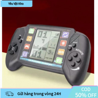 【COD】Máy game retro nhỏ gọn dễ mang theo đa công năng, tập trung trò chơi trí tuệ như Tetris, kèm loa phát nhạc.
