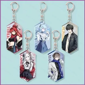 HT2 Sóng Gió Dính Móc Khóa Acrylic The Shorekeeper Mặt Dây Chuyền Yinlin Túi Phụ Kiện Anime Ngoại Vi TH2