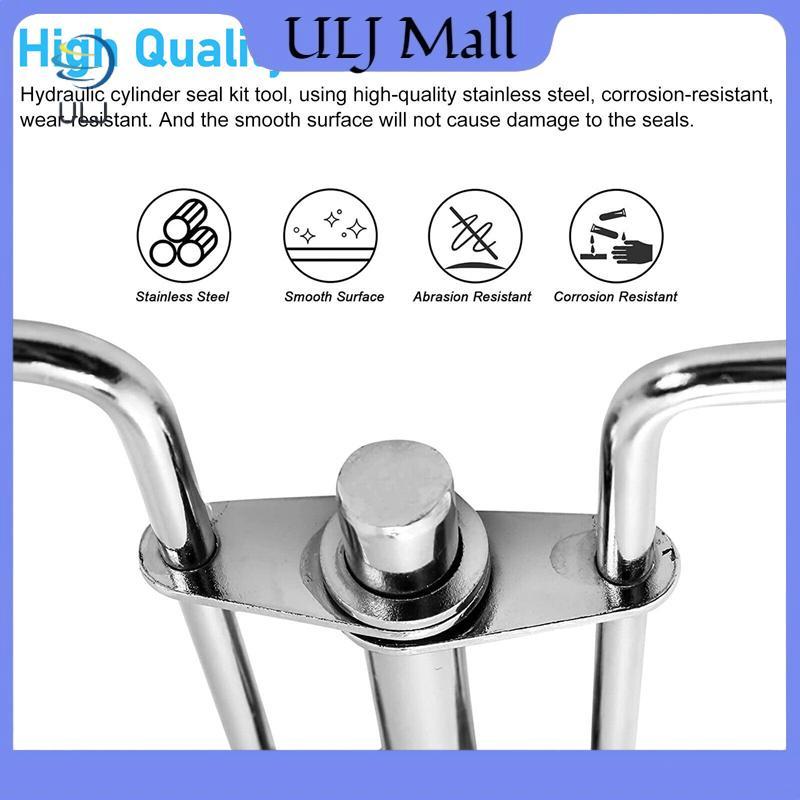 ULJ 3 Kìm thép không gỉ thiên vị để niêm phong Vòng đệm phớt dầu Xi lanh thủy lực Vòng chữ U Công cụ phớt dầu S M L.