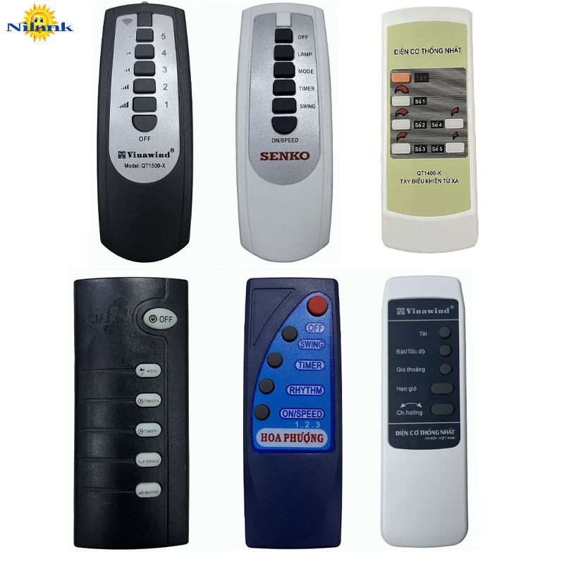 Nilank Remote Điều Khiển Quạt SENKO Vinawind HOU PHUONG QT1400-X ASIA
