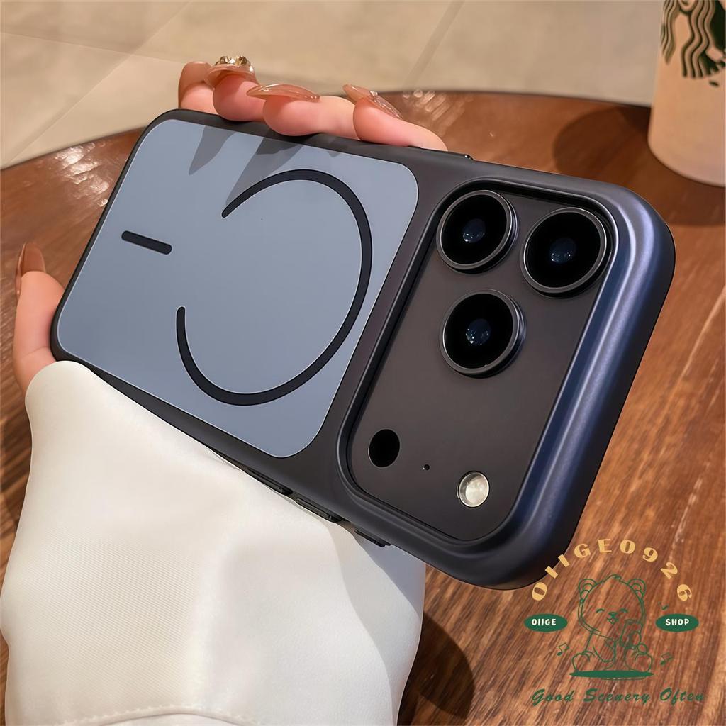 【 Ốp lưng iPhone17 】 Vỏ điện thoại từ tính siêu mỏng mờ lỏng iphone 17 Pro Max 16 15 14 13 12 cho vỏ iPhone Vỏ cứng PC chống sốc