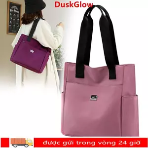 Túi xách dung tích lớn DUSKGLOW Thiết thực cho trường học và túi Tote du lịch
