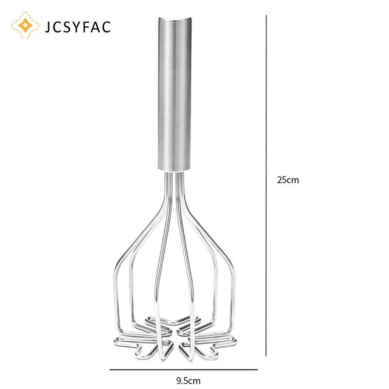 JCSYFAC Nhà Bếp Máy Nghiền Khoai Tây Dụng Cụ Inox Khoai Tây Masher Hướng Dẫn Sử Dụng Trái Cây Rau Áp Lực Bùn Máy Nhà Bếp Máy Nghiền Thực Phẩm Mới