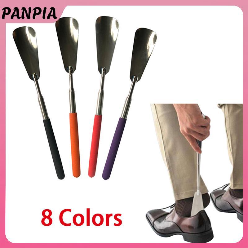PNPIA- Thép Kính Thiên Văn Tay Cầm Dài Shoehorn Hữu Ích Giày Nâng Muỗng Giày