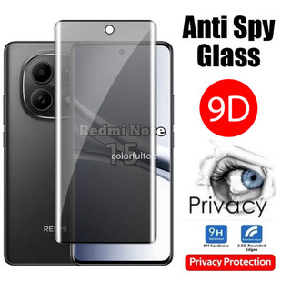 Redmi Note15 2026 Kính cường lực bảo mật chống Peek cho Redmi Note 15 ProPlus 15Pro + Note15 Note15Pro 4G 5G cong toàn bộ chống gián điệp Kính riêng bảo vệ màn hình Phim ống kính máy ảnh