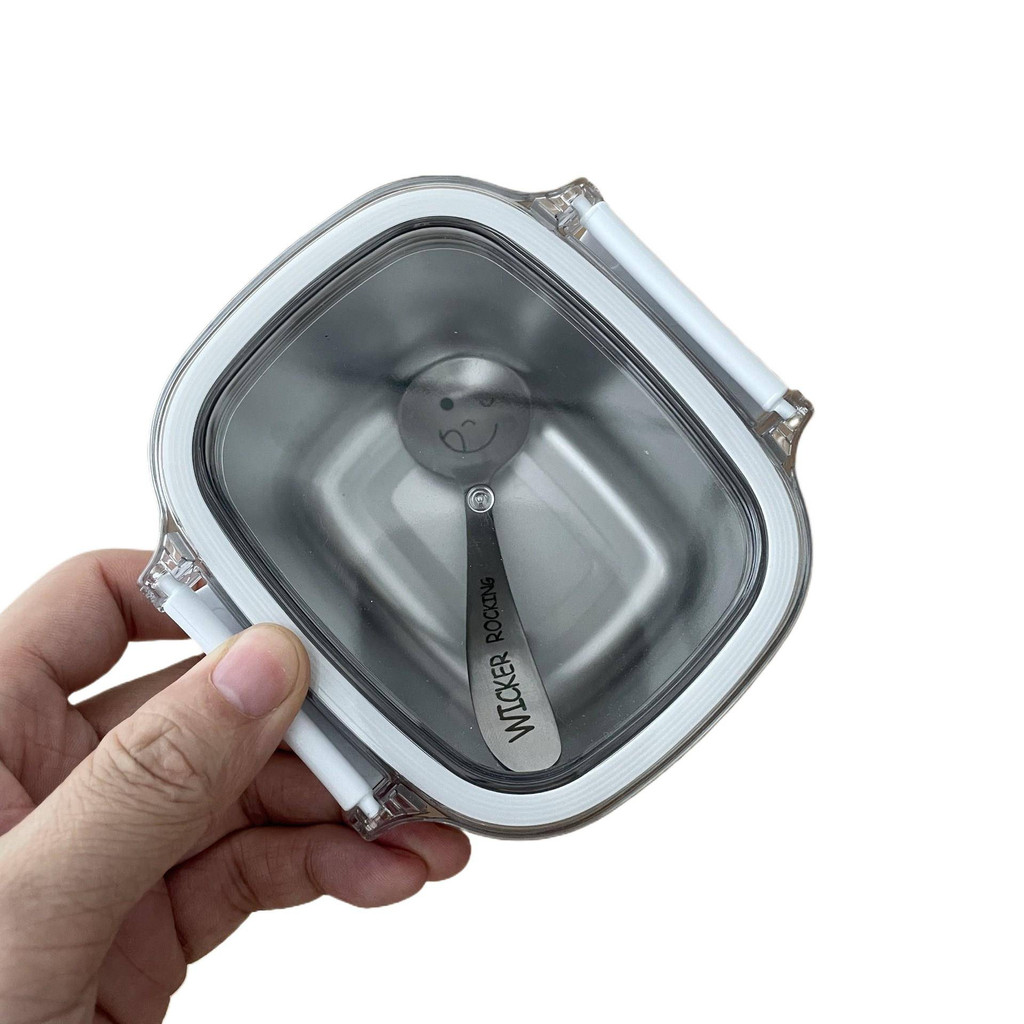 Hộp yến mạch Mini 304 Thép không gỉ Lò vi sóng sưởi kín Hộp cơm trưa trái cây cầm tay AF0A