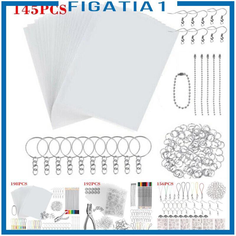 Sáng Tạo DIY Heat Shrink Sheets Bộ Nhựa Trống Nghệ Thuật Bộ Giữ Nhiệt Cho Trẻ Em Móc Khóa Handmade