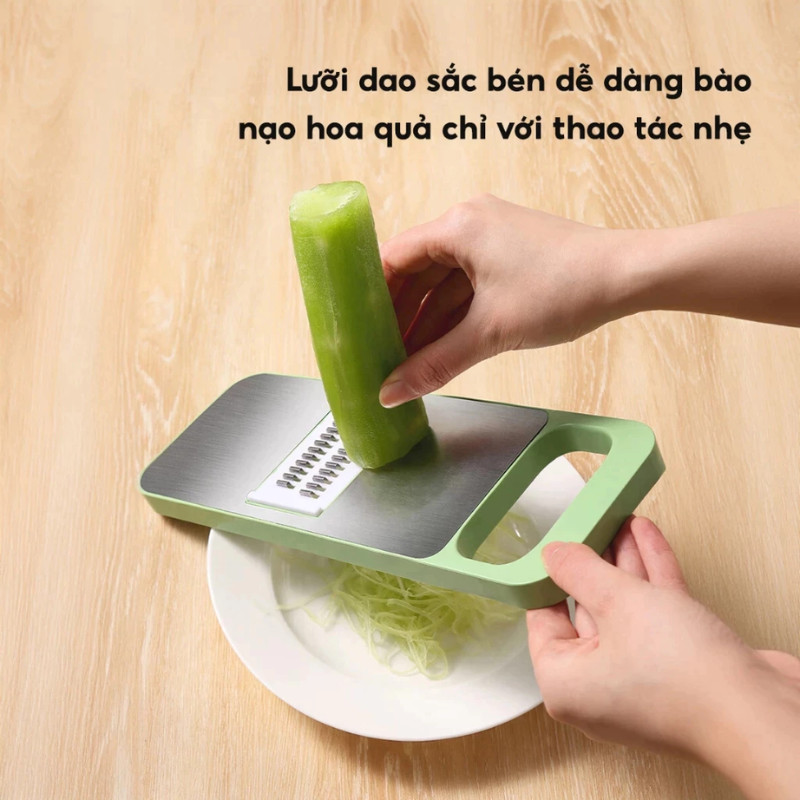 Bộ Dụng Cụ Bào Rau Củ Thái Lát – Bào Sợi KOOBEE Inox Không Gỉ, Đa Năng, An Toàn Không Lo Đứt Tay | 364