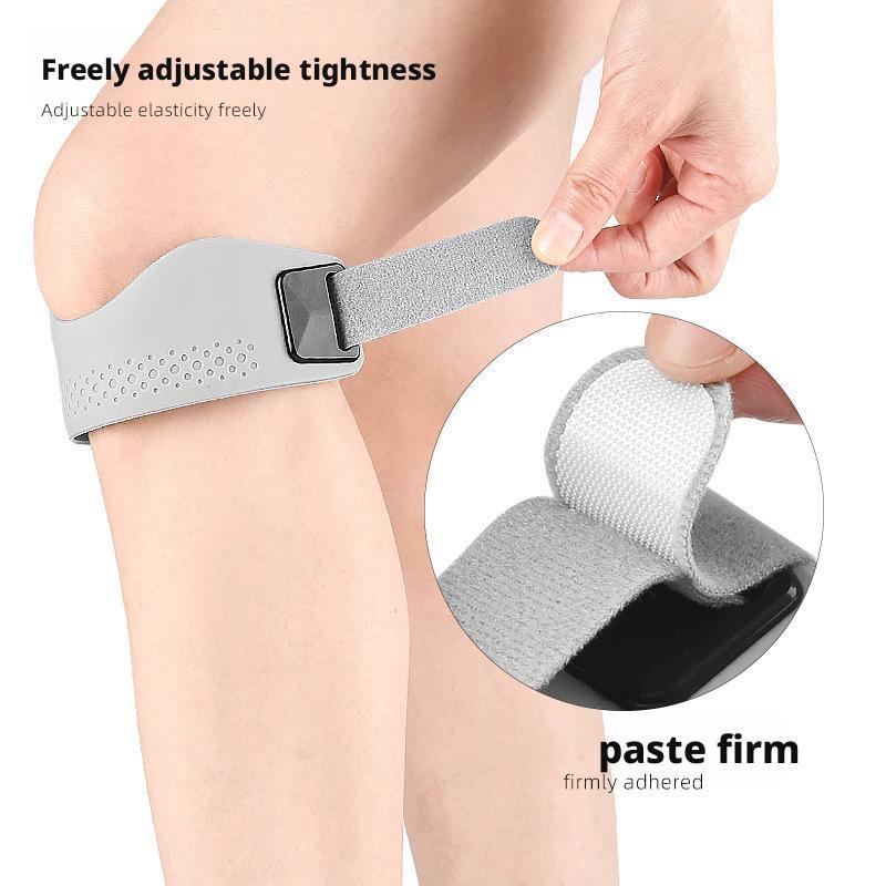 Silicone Patella Tendon Dây Đeo Bảo Vệ Cố Định Hỗ Trợ Đầu Gối, Đàn Hồi Cao