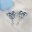 Exhila Lấp Lánh Zircon Đá Tai Kẹp Đính Kèm Cho Freeclip 1 2 Tai Nghe Trang Trí