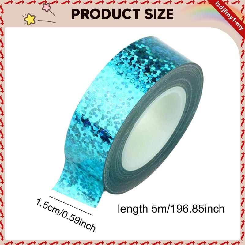 Leipupa Chuyên Nghiệp Nhịp điệu Thể dục Dụng cụ Vòng Băng keo lấp lánh cho Thể dục nghệ thuật Vòng trang trí và biểu diễn