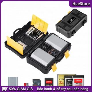 Hộp đựng chống rơi nước cho pin và thẻ nhớ, Hộp Đựng (Bảo Vệ), Thẻ Nhớ, Chống Va Đập, SD/TF/CF/XQD