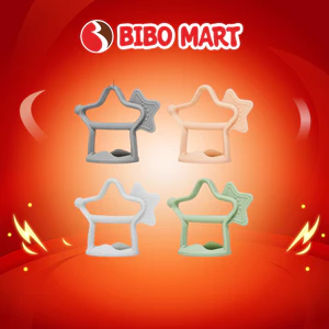 Gặm Nướu Moyuum Cho Bé Hình Sao Chất Liệu Silicone Cao Cấp An Toàn Cho Bé - Bibo Mart