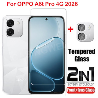 Dành Cho OPPO A6t Pro 4G A6t A6s A6i A6x A6 Pro A6c 4G 5G 2026 Full Cover Kính Cường Lực Mặt Trước Phim Bảo Vệ Màn Hình Mặt Sau Ống Kính Camera Phim Bảo Vệ