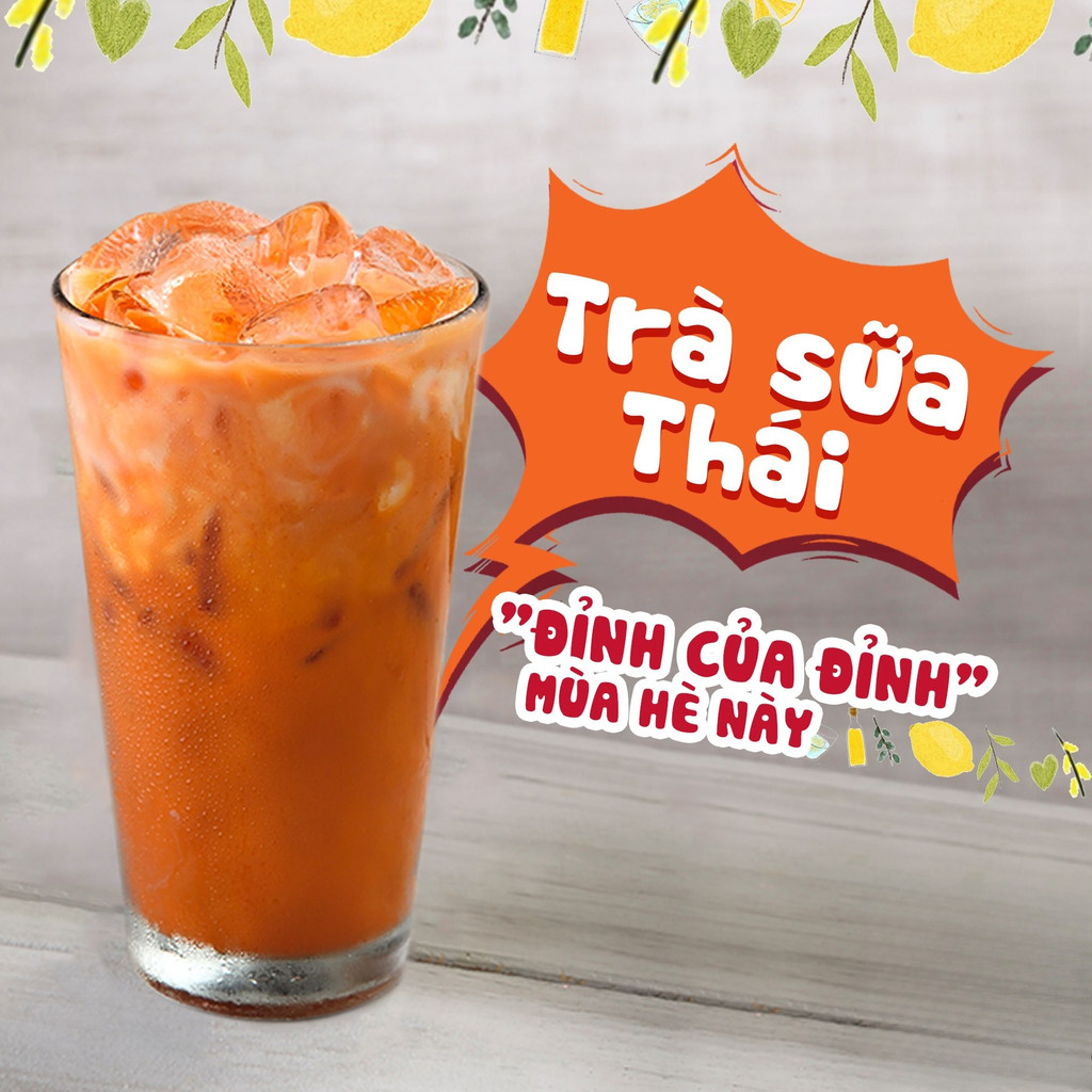 Trà Thái Đỏ Và Trà Thái Xanh AMI Túi 300 G (20g*15 gói) Thơm Ngon Chuẩn Vị