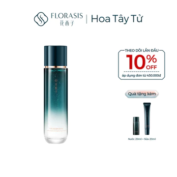 Florasis (Hoa Tây Tử) Bộ nước hoa hồng & sữa dưỡng dòng Rạng rỡ tự nhiên gồm sữa dưỡng săn chắc 100ml và nước sáng da 120ml Lotus Radiance— Dưỡng ẩm, làm sáng da, chống lão hóa, mờ nếp nhăn và phục hồ