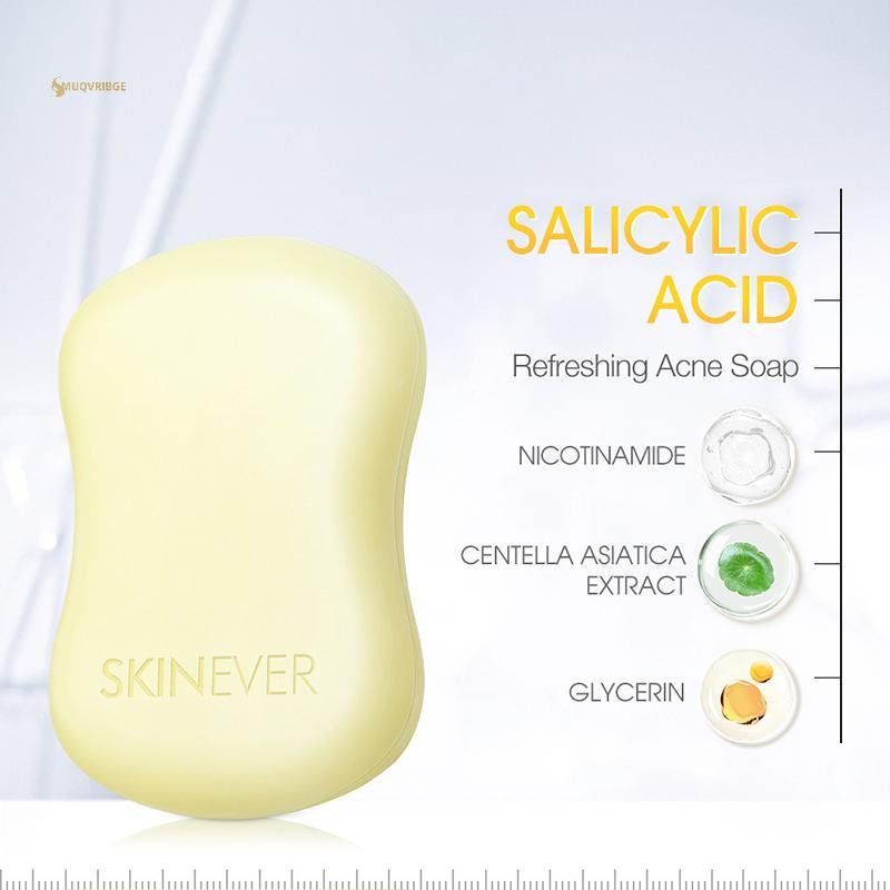 MUQV Salicylic Acid Xà Phòng Mặt Làm Sạch Sâu Da Radiant Cải Thiện Da Luster Thuần Chay Tắm Rửa Mặt Làm Sạch Lỗ Chân Lông Cho Mọi Loại Da n