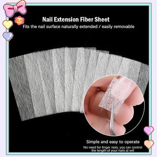 [beautifulhome] 10 / 20 Chiếc Sợi Thủy Tinh Lụa Cho Móng Tay Dạng Nối Dài Lụa Không Dệt Sợi UV Gel [beauty]