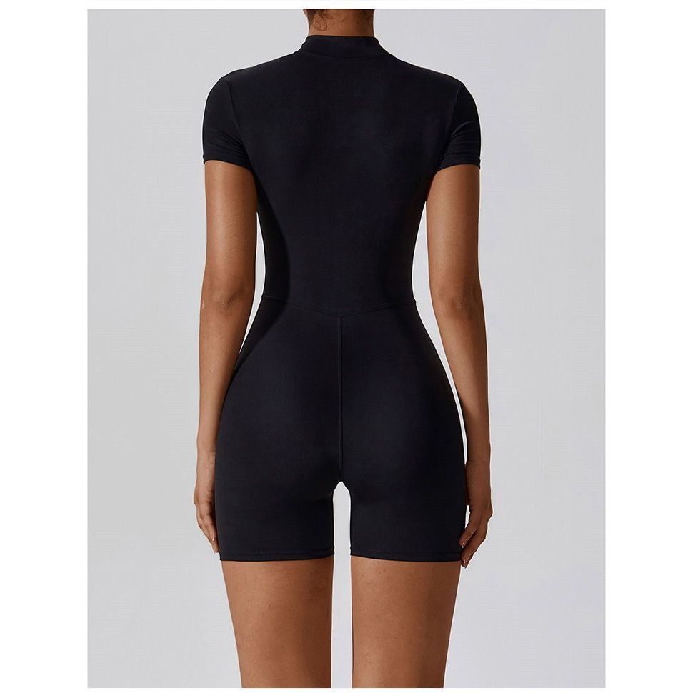 Bộ jumpsuit yoga nữ phong cách mới từ châu Âu và Mỹ, thiết kế skinny phù hợp khiêu vũ và thể dục