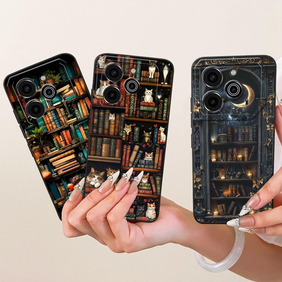 Ốp Điện Thoại Cho Tecno Pova 6 LI7 / Pova 6 Pro LI9 Vỏ Silicon Lỏng Hoạt Hình Rồng Ngộ nghĩnh Mèo Biển Họa Tiết Ốp Lưng